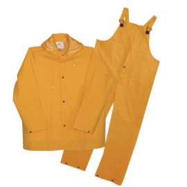 Boss Yellow PVC-Coated Polyester Rain Suit S