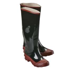 Boulder Creek Men's Steel Shank Boots 9 US Black/Red