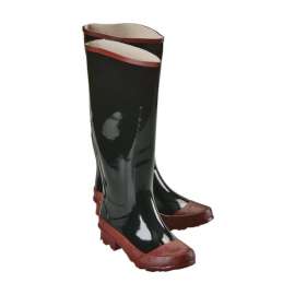 Boulder Creek Men's Steel Shank Boots 11 US Black/Red