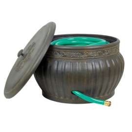 Southern Patio Brown Free Standing Hose Pot