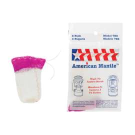 American Mantle Pink/White String Tie Mantle