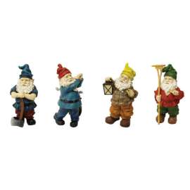 Living Accents Resin Multi-color Gnome Garden Statue