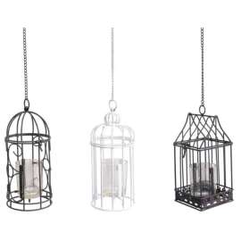 Ace 7.5 in. Steel Tealight Holder Assorted