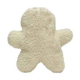 Boss Pet Digger's White Plush Gingerbread Man Dog Toy Large 1 pk
