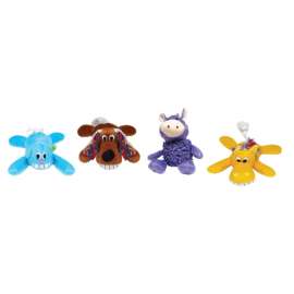Boss Pet Digger's Assorted Plush Cow Dog Toy Large 1 pk