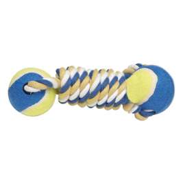 Boss Pet Digger's Multicolored Rubber Assorted Styles Tennis Ball Tug Toys Large 1 pk