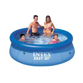 Intex Easy Set 639 gal Round Plastic Above Ground Pool 30 in. H X 8 ft. D