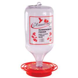 Humdinger Hummingbird 72 oz Plastic Bottle Nectar Feeder 8 ports
