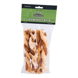 Redbarn Twizzle Stix All Size Dogs All Ages Rawhide Twists Beef 7 in. L 4 pk