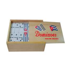 Bene Casa Dominoes Double Nine in Wooden Box 55 pc