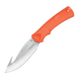 Buck Knives BuckLite Max Large Guthook Orange 420 HC Stainless Steel 8.75 in. Fixed Blade Knife