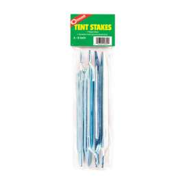 Coghlan's Silver Tent Stakes 9 in. H X 3.500 in. W X 1.250 in. L 4 pk
