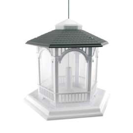 Audubon Wild Bird 10 lb Plastic Deluxe Gazebo Bird Feeder 6 ports