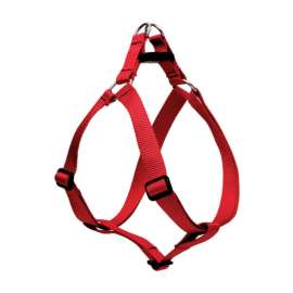 Lupine Pet Basic Solids Red Red Nylon Dog Harness