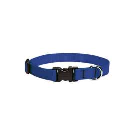 Lupine Pet Basic Solids Blue Blue Nylon Dog Adjustable Collar