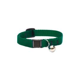 Lupine Pet Basic Solids Green Green Nylon Cat Collar