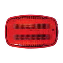 Peterson Red Rectangular Stop/Tail/Turn Light