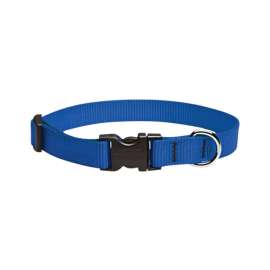 Lupine Pet Basic Solids Blue Blue Nylon Dog Adjustable Collar