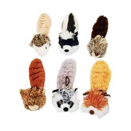 Multipet Bouncy Burrow Buddies Assorted Plush Assortment Dog Toy Medium 1 pk