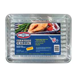 Kingsford Aluminum Grilling Pan 16 in. L X 11.75 in. W 4 pk
