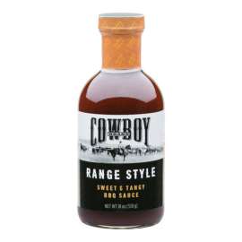 Cowboy Range Style Sweet and Tangy BBQ Sauce 18 oz