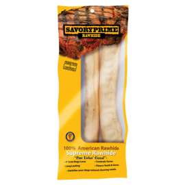Savory Prime All Size Dogs Adult Rawhide Bone Beef 10 in. L 2 pk