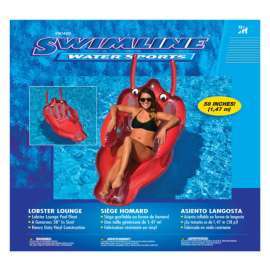 Swimline Red Vinyl Inflatable Pool Float