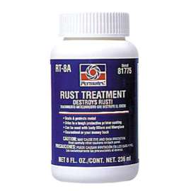 Permatex Rust Treatment White Latex Primer 8 oz