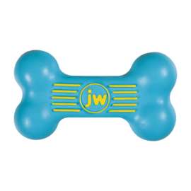 JW Pet iSqueak Assorted Rubber Bone Squeak Dog Toy Medium 1 pk