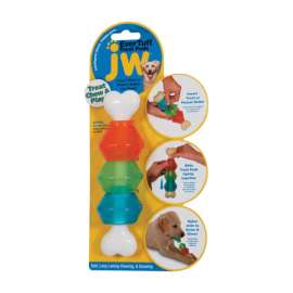 JW Pet Treat Pods Multicolored Nylon Dog Treat Toy/Dispenser Small 1 pk