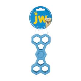 JW Pet Blue Rubber Hol-ee Bone Dog Toy Small 1 pk