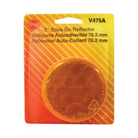 Peterson Amber Round Reflector 1 pk