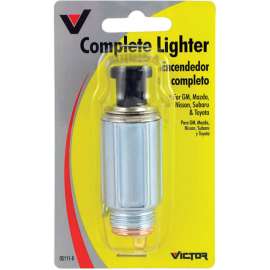Victor 12 V Black Cigarette Lighter For GM, Toyota 1 pk