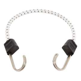 Keeper Black/White Bungee Cord 18 in. L X 0.315 in. 1 pk