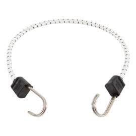 Keeper Black/White Bungee Cord 24 in. L X 0.315 in. 1 pk