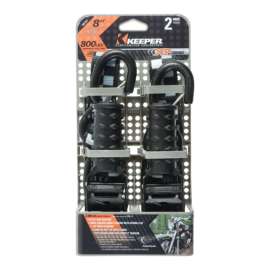 Keeper 1.25 in. W X 8 ft. L Black Tie Down Strap 800 lb 1 pk