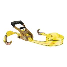 Keeper 2 in. W X 27 ft. L Yellow Cargo Strap 3333 lb 1 pk