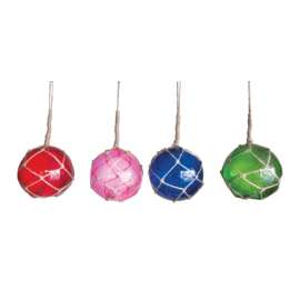 Infinity Assorted Glass 3.94 in. H Outdoor Decoration
