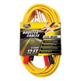 Coleman Cable 8 Ga. 12 ft. Booster Cable Top and Side Post