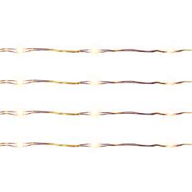 Living Accents LED Big Seed Light Set Warm White 16.5 ft. 100 lights