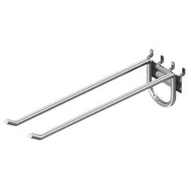 12 in. Gray Dual Prong Hook 5 each
