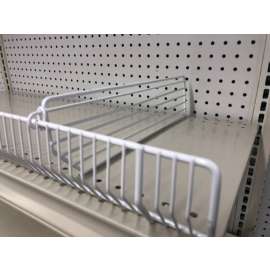 3 in. H X 1/2 in. W X 15 in. L White Steel Wire Divider 20 pk