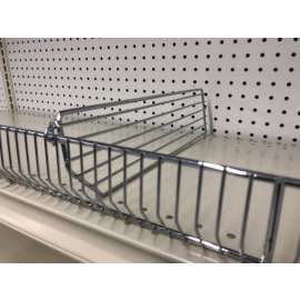 3 in. H X 1/2 in. W X 15 in. L Silver Steel Wire Divider 20 pk