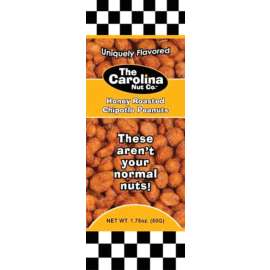 The Carolina Nut Company Honey Roasted Chipotle Peanuts 1.75 oz Tube Bag