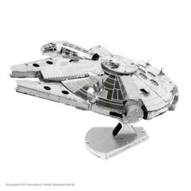 Fascinations Metal Earth Star Wars Millenium Falcon 3D Model Metal Silver