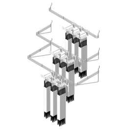 Southern Imperial 1-1/4 in. H X 45 in. W X 8-3/4 in. L Silver POS Compatible Product Organizer 1 pk