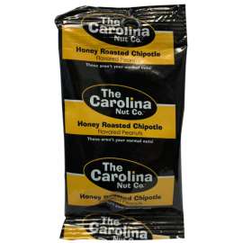 The Carolina Nut Company Sample/Giveaway Honey Roasted Chipotle Peanuts 0.5 oz Bagged