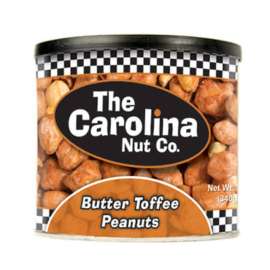 The Carolina Nut Company Butter Toffee Peanuts 12 oz Can