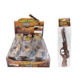 Diamond Visions Rubber Band Pistol Wood Brown