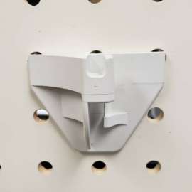 1.35 in. White Plastic Use with the hooks above 3 Prong Back Plate 100 each